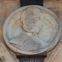 Médaillon de Amédée Ier sur la Plaza Mayor de Salamanque