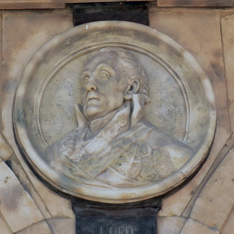 Médaillon de Arthur Wellesley sur la Plaza Mayor de Salamanque