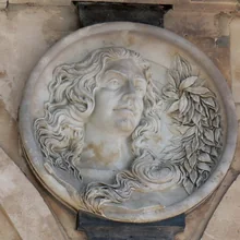Médaillon de Première République sur la Plaza Mayor de Salamanque